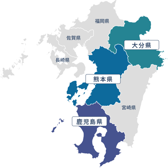 募集地域の地図
